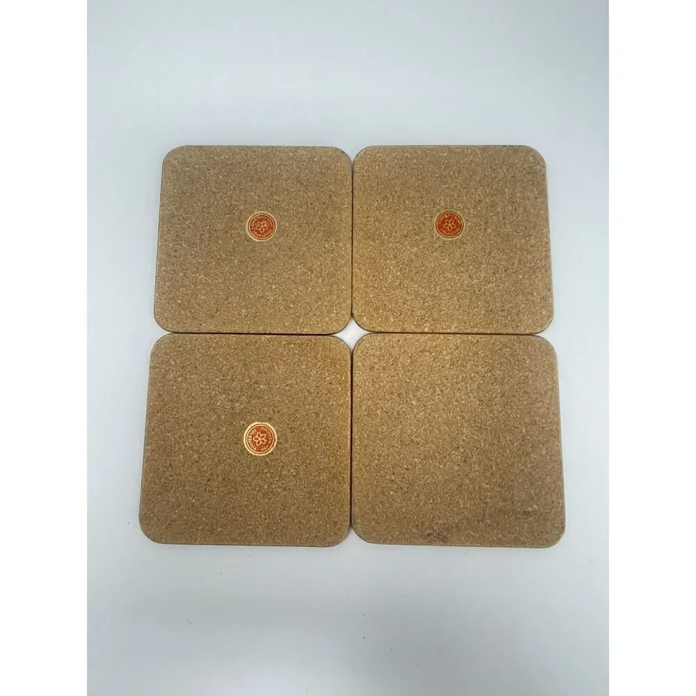Vintage Pimpernel Coasters Maria Ryan Pink SEA SHELL Beach 4”X 4” Set Of 4